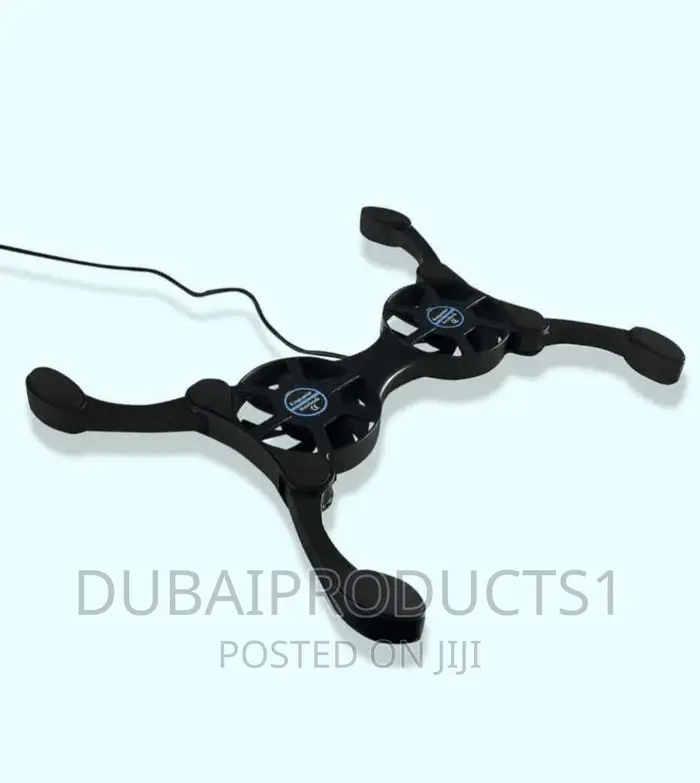 Portable Folding Dual External Cooling Pc Fan