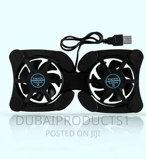 Portable Folding Dual External Cooling Pc Fan