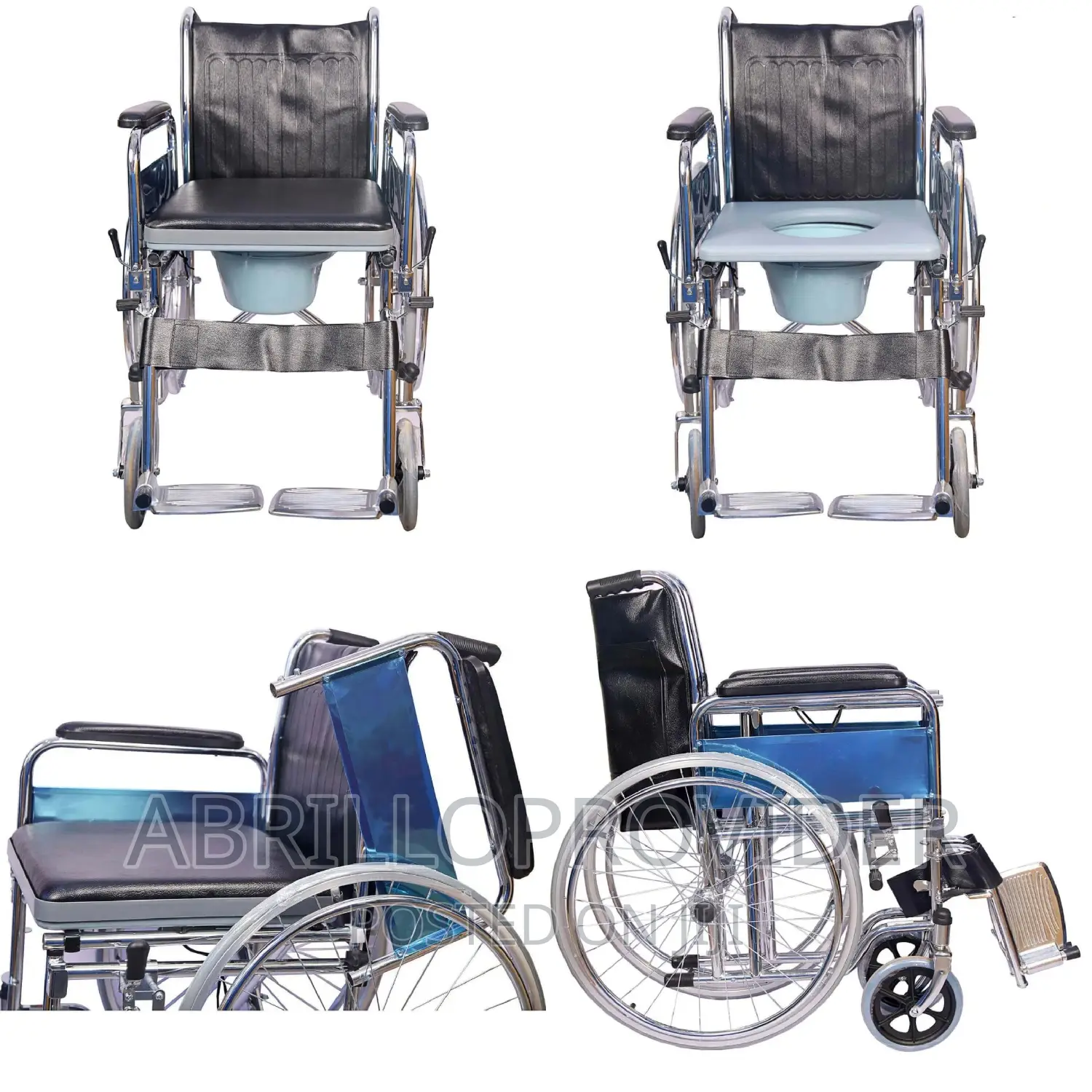 Folding Commode Wheelchair°Free Delivery•Toilet Wheelchair
