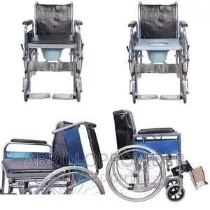 Folding Commode Wheelchair°Free Delivery•Toilet Wheelchair