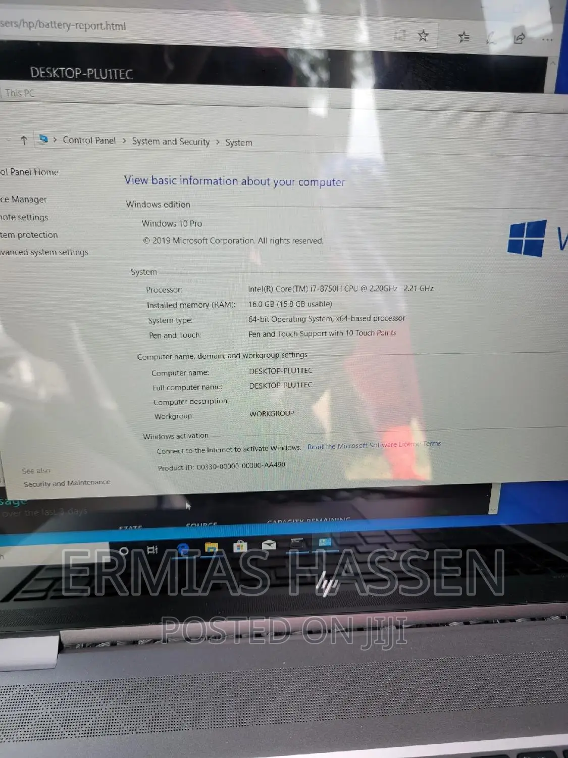 New Laptop HP ZBook 15 16GB Intel Core I7 SSD 512GB