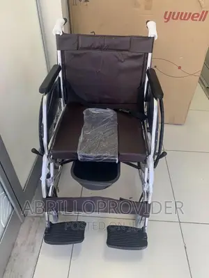 Advanced Steel Wheelchair With United Brake, Commode,