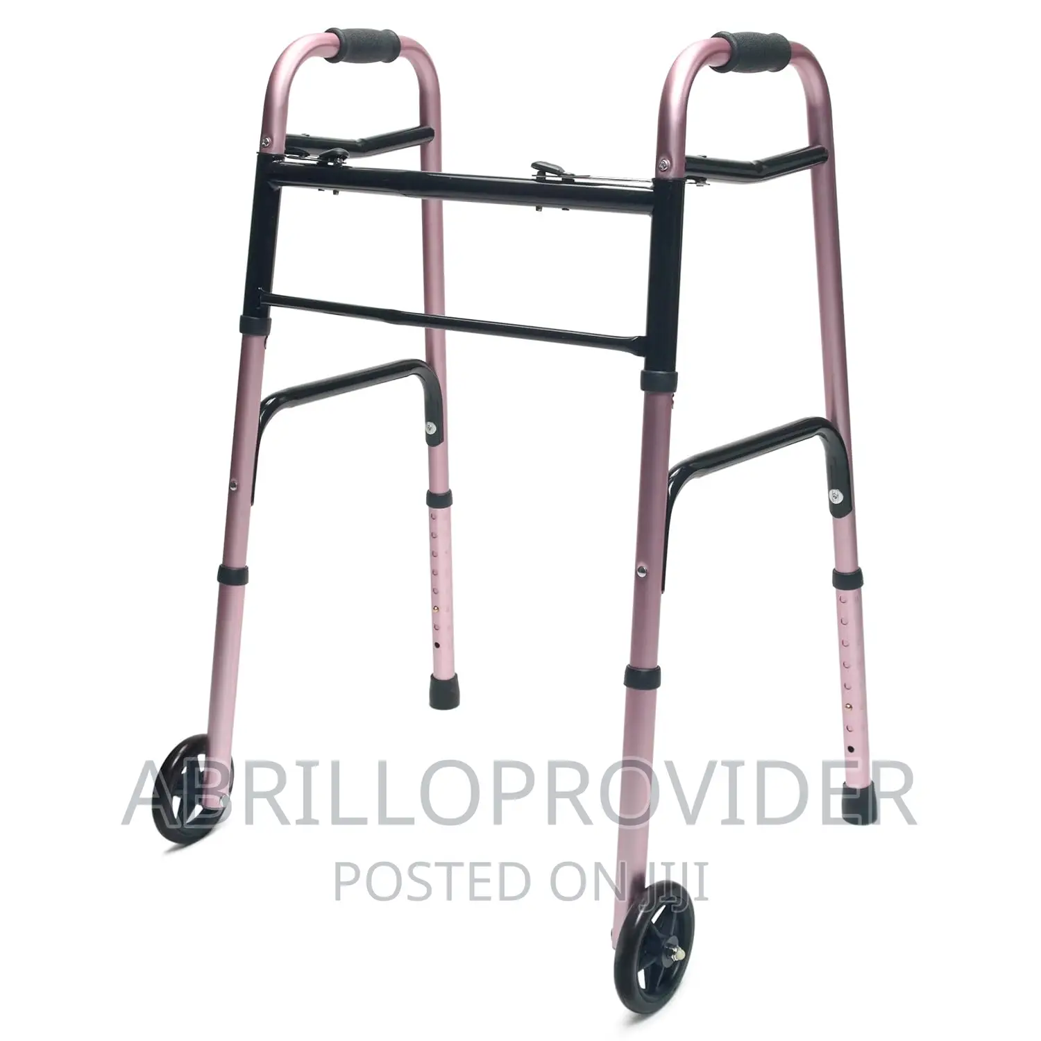 Lumex Color Select Walker, Lightweight Folding 2-Wheel