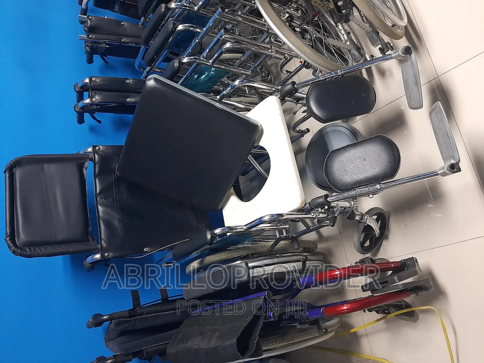 Used Bedside Commode Full Reclining Folding Wheelchair