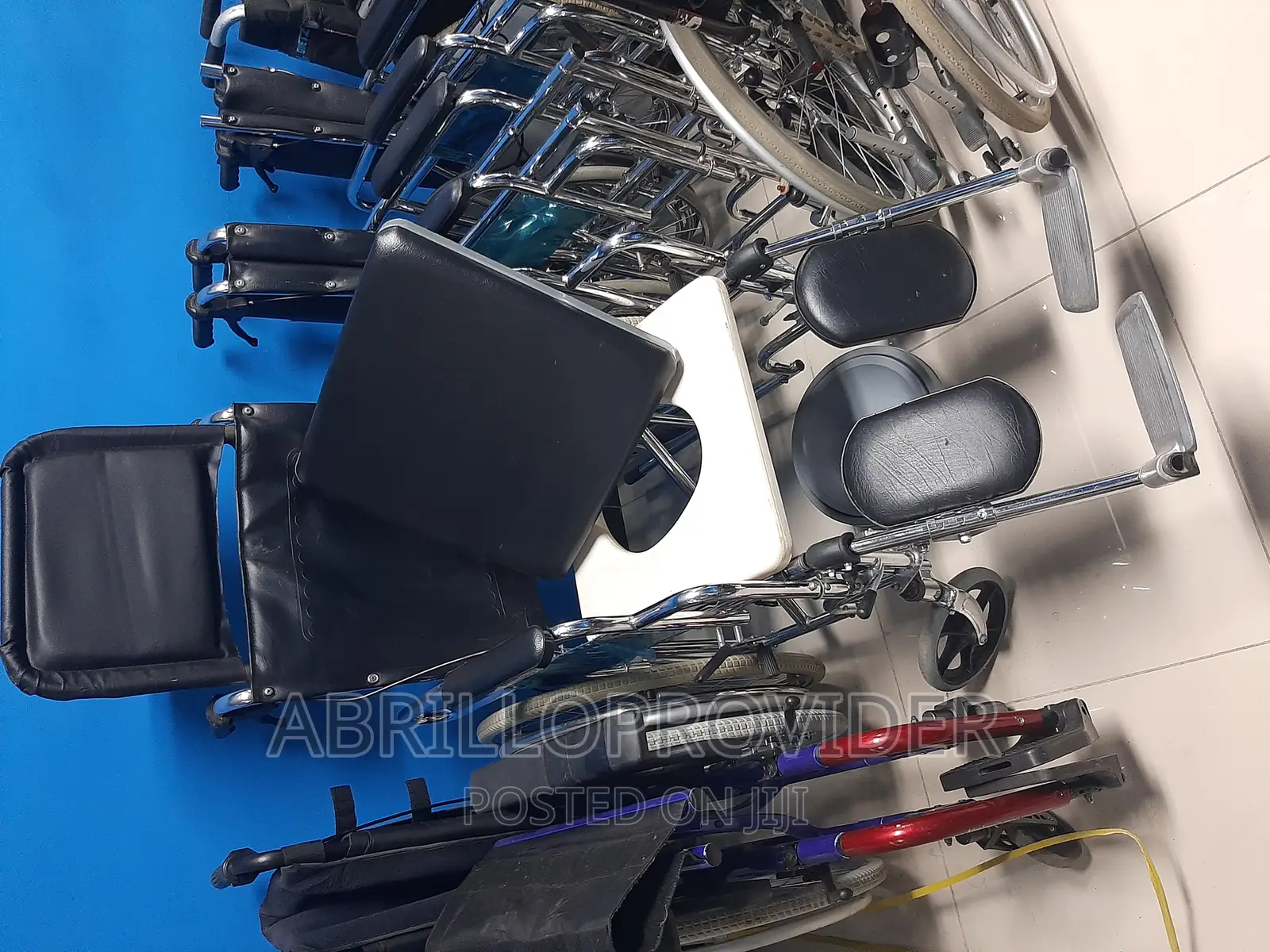 Used Bedside Commode Full Reclining Folding Wheelchair