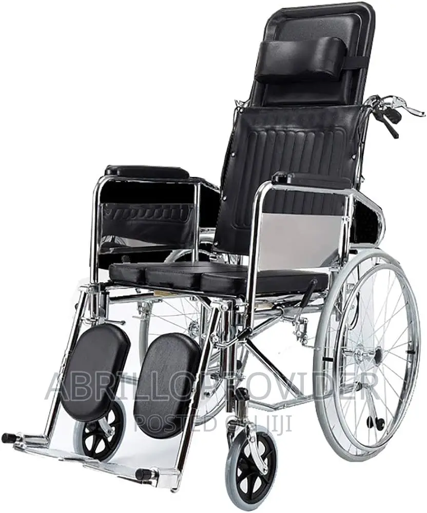 Used Bedside Commode Full Reclining Folding Wheelchair