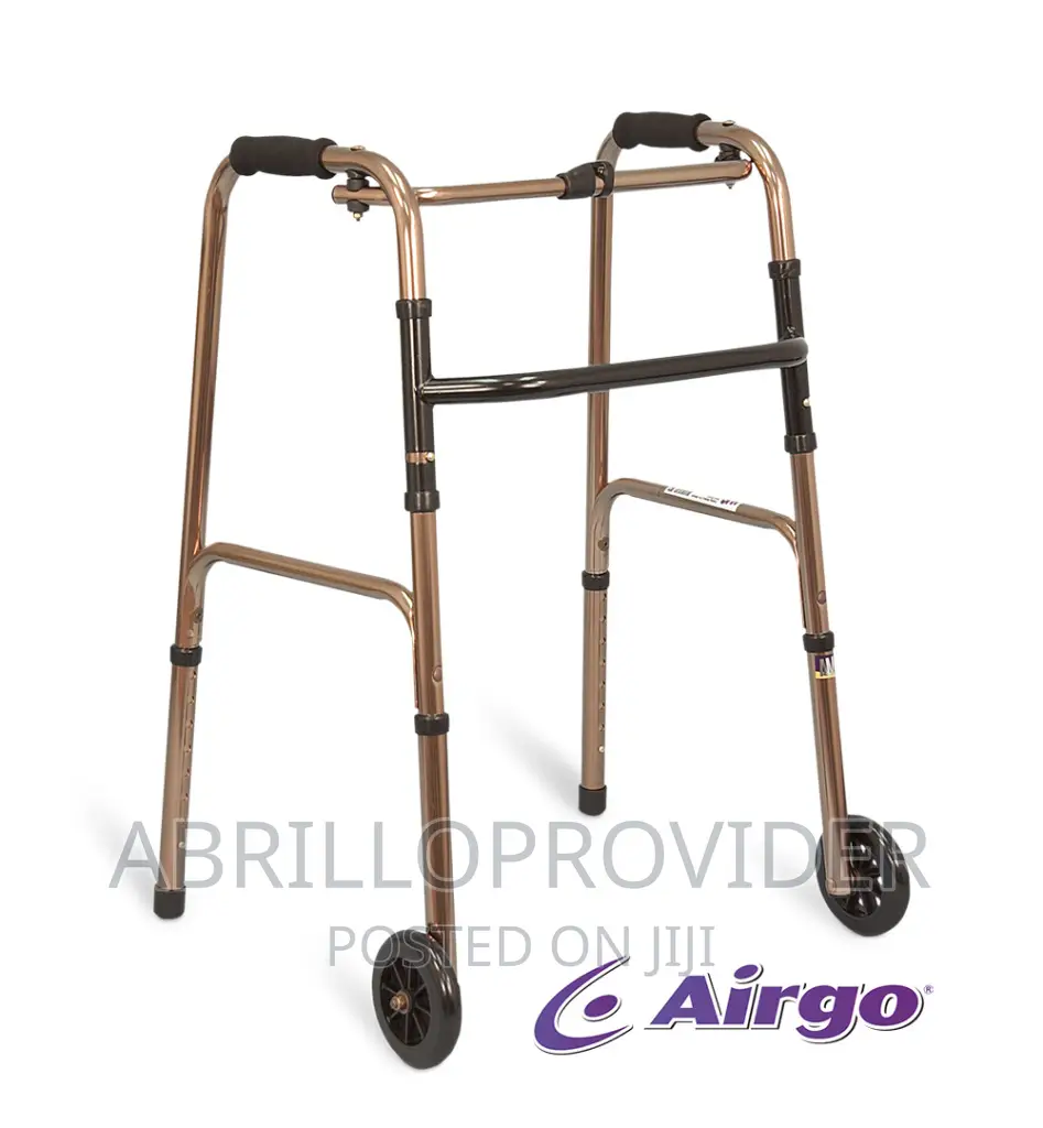 Balanced Frame Folding Walker With Wheels
