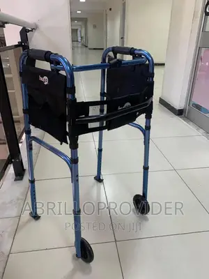 MEDITIVE Aluminum Light Weight Folding Walker for Adults And