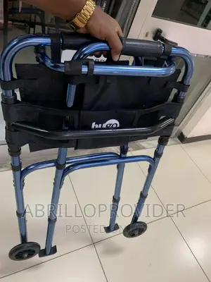 MEDITIVE Aluminum Light Weight Folding Walker for Adults And