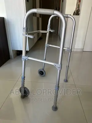 Folding Walker With 2 Wheels