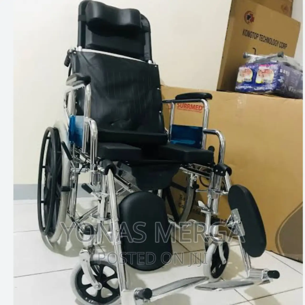 Wheelchair_made of Aluminum for Added Strength Durability