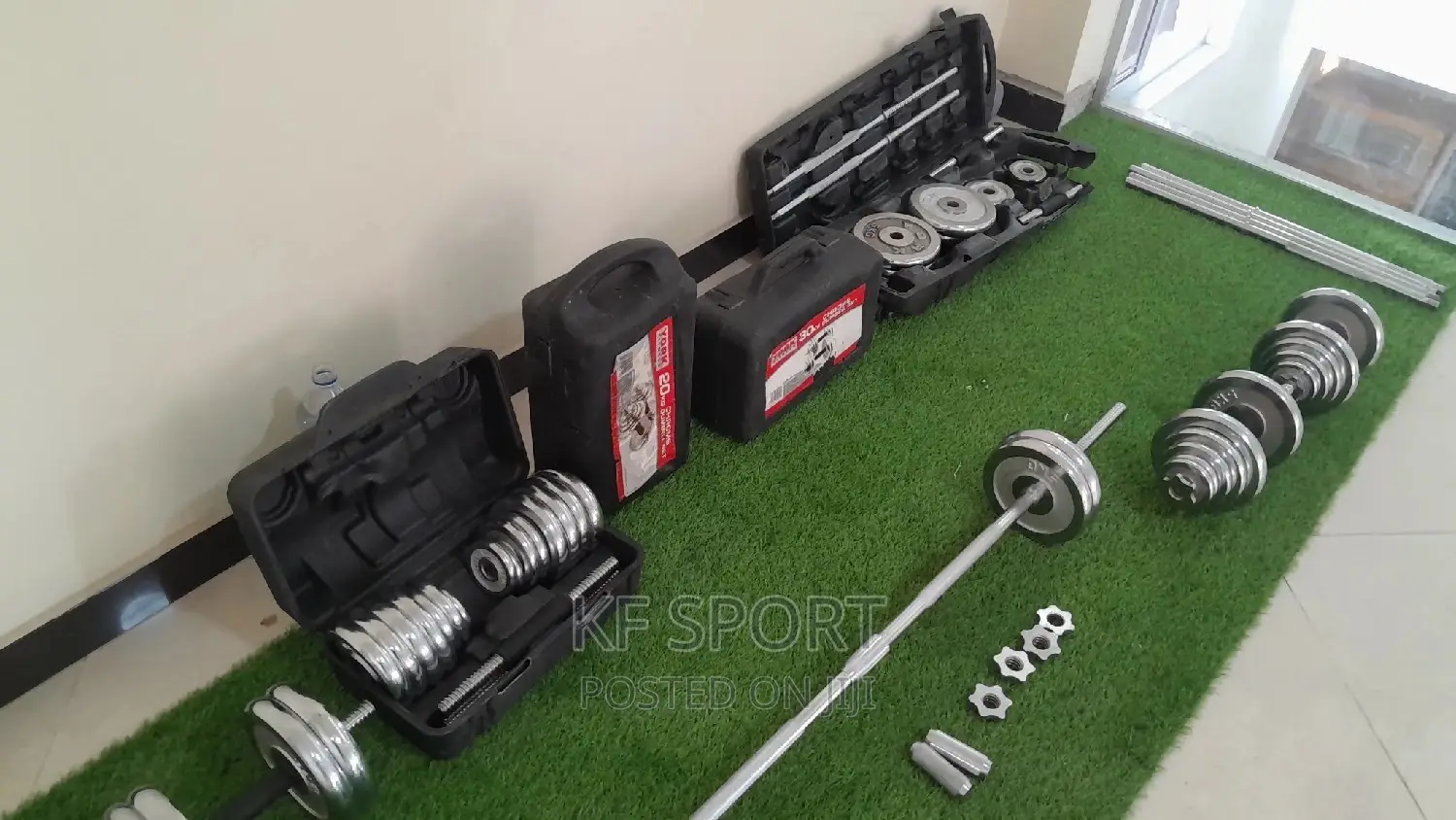 በታላቅ ቅናሽ ተገጣጣሚ ዳምቤልና ባርቤል ይዘንላችሁ መተናል