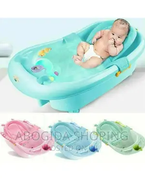 Photo - Newborn Baby Bath Support Net Color: Blue, Pink, Green