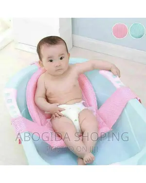 Newborn Baby Bath Support Net Color: Blue, Pink, Green