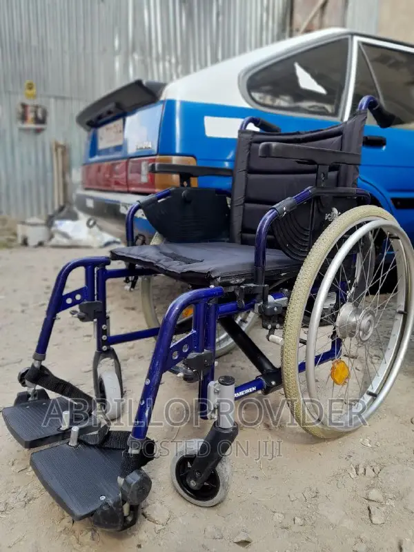 Used Transport Wheelchair, Two Hand Brake Foldable Pedals