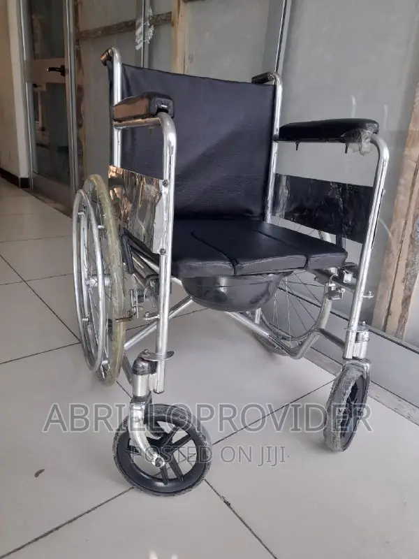 Waterproof and Wear-Resistant Commode Wheelchair Second