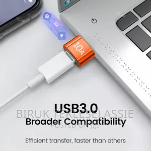 Usb Otg Male to Type C to Female Adapter Converter Otg
