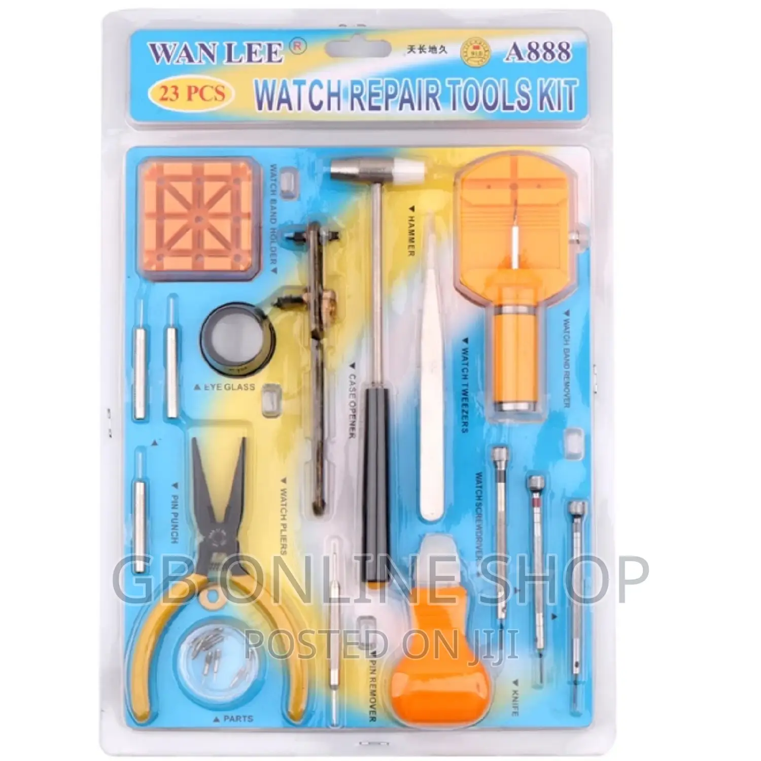 A888 Watch Repair Tools Kit (23 PCS