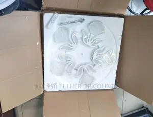 LED Dimmable Flower Shape Light ከውጪ የገባ የጣራ መብራት ጌጥ 70by70cm