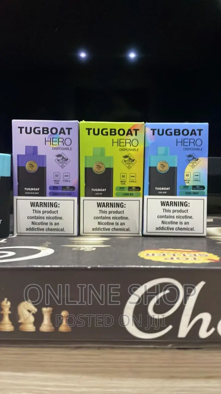 8000 Puffs Tugboat Hero Disposable Vape 5% Nicotine