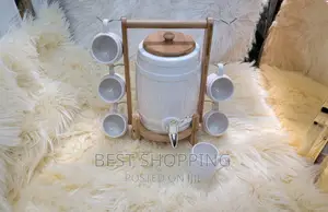 Beauty Set ሴራሚክ ጃግ ከ6 ሲኒ ጋር