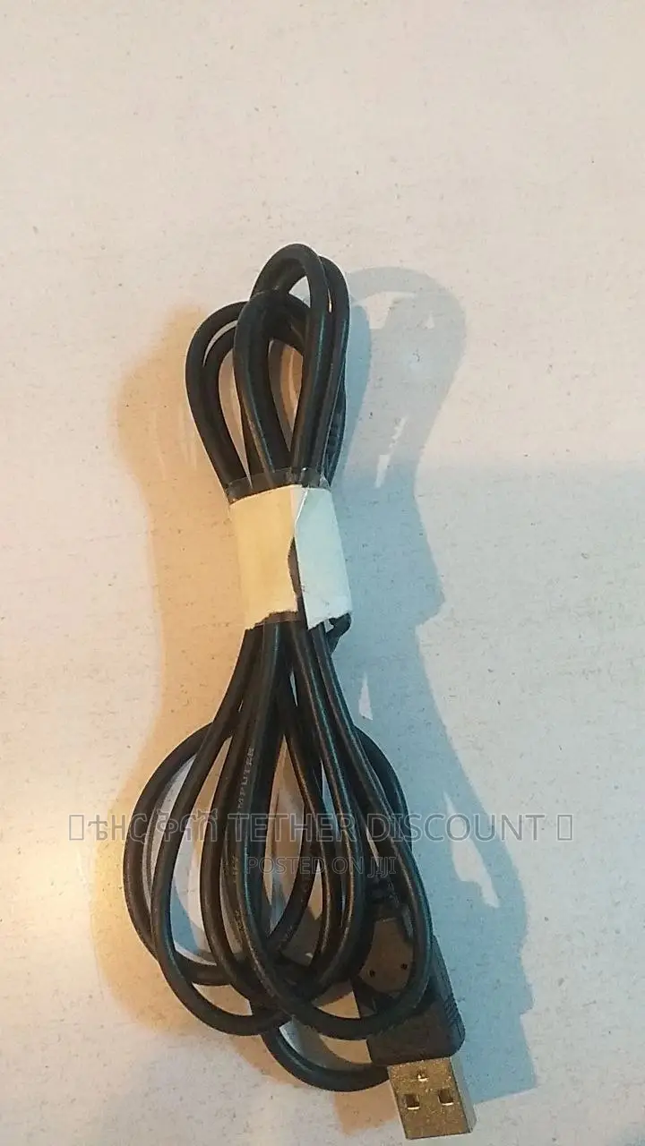 USB 2.0 to Mini-B Fast Charging USB Cable የስልክ ቻርጀር