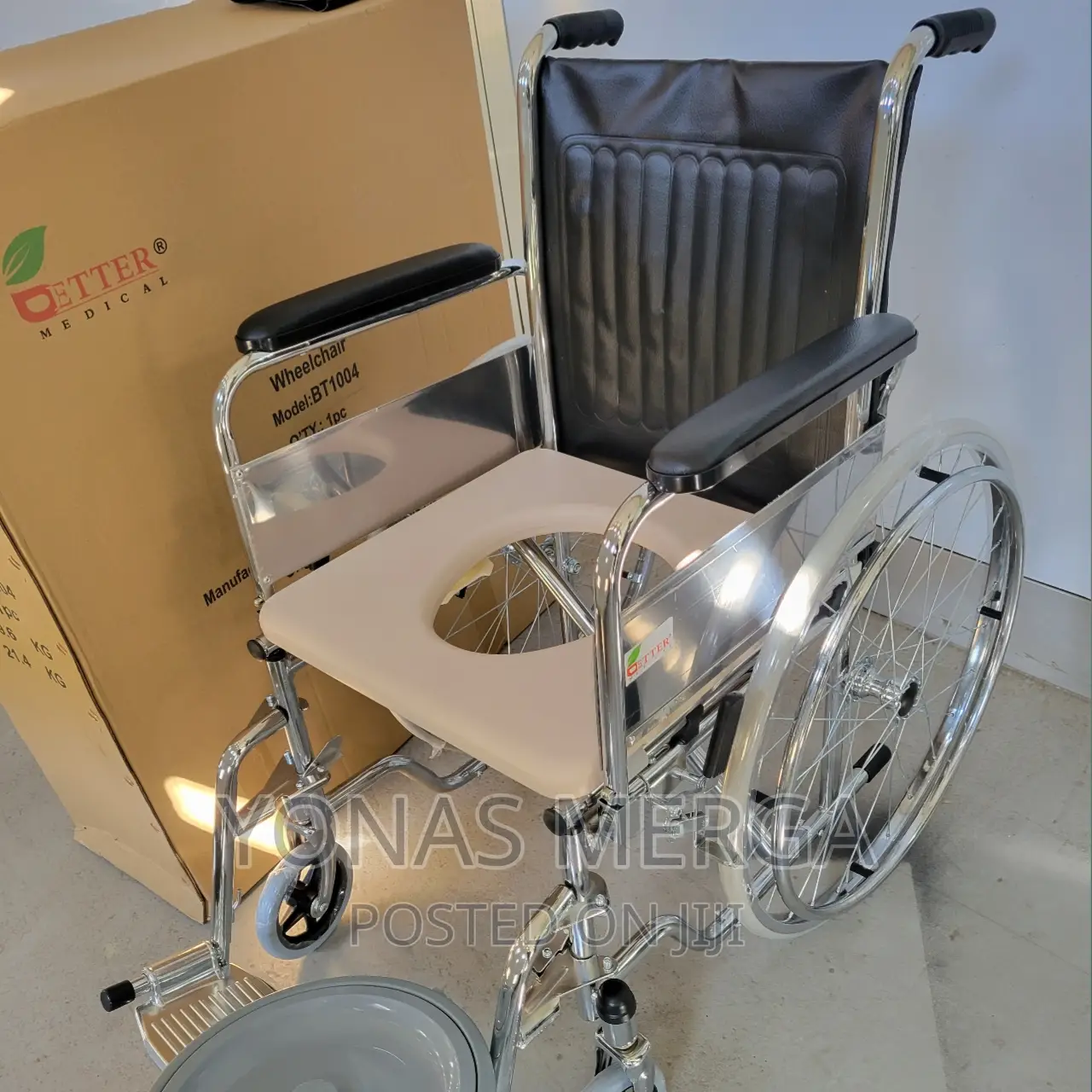 Commode Wheelchair Folding, Model :Tms Commod Wheel Chair
