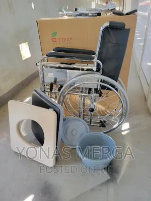 Commode Wheelchair Folding, Model :Tms Commod Wheel Chair