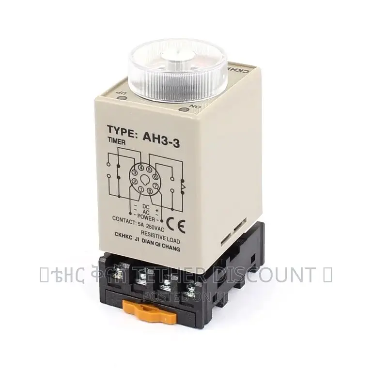 Multi Range Timer Delay Relay መጥሪያ ድምጽ ያለው የሰዓት መያዣ