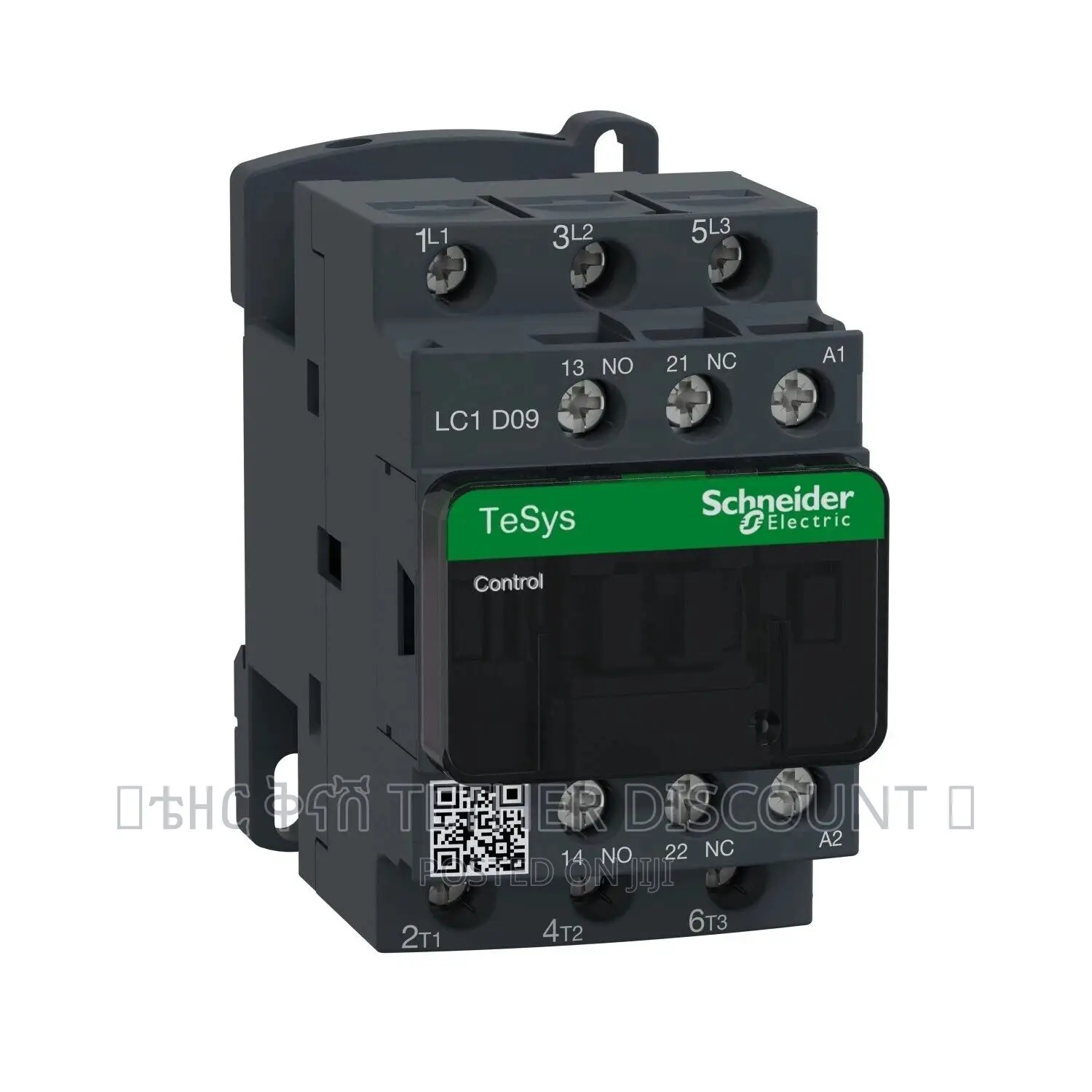 Magnetic Contactor ባለ3ፖል ማግኔቲክ ሀይል የፍጥነት የግፊት መቆጣጠሪያ LC1D09