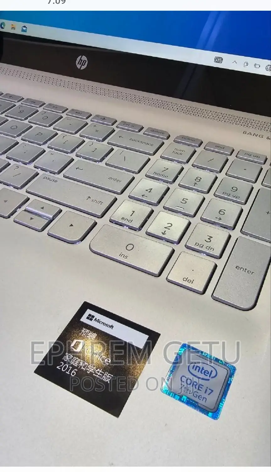 New Laptop HP Envy 15 8GB Intel Core I7 SSD 512GB