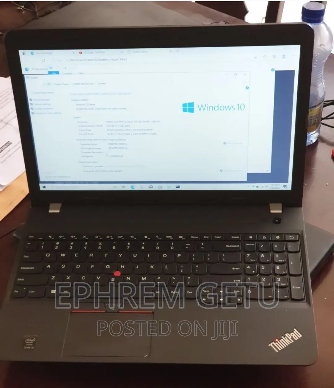 Laptop Lenovo ThinkPad A20p 4GB Intel Core I3 HDD 500GB