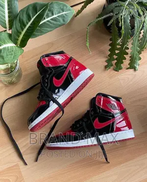 Air Jordan 1 Retro Patent Red Master Quality