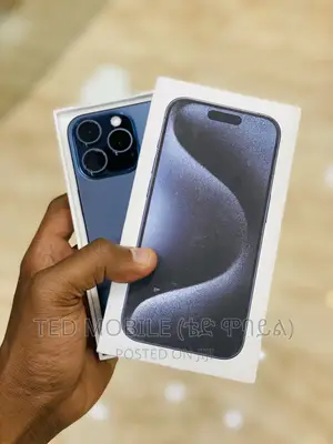 Photo - New Apple iPhone 15 Pro 256 GB Blue