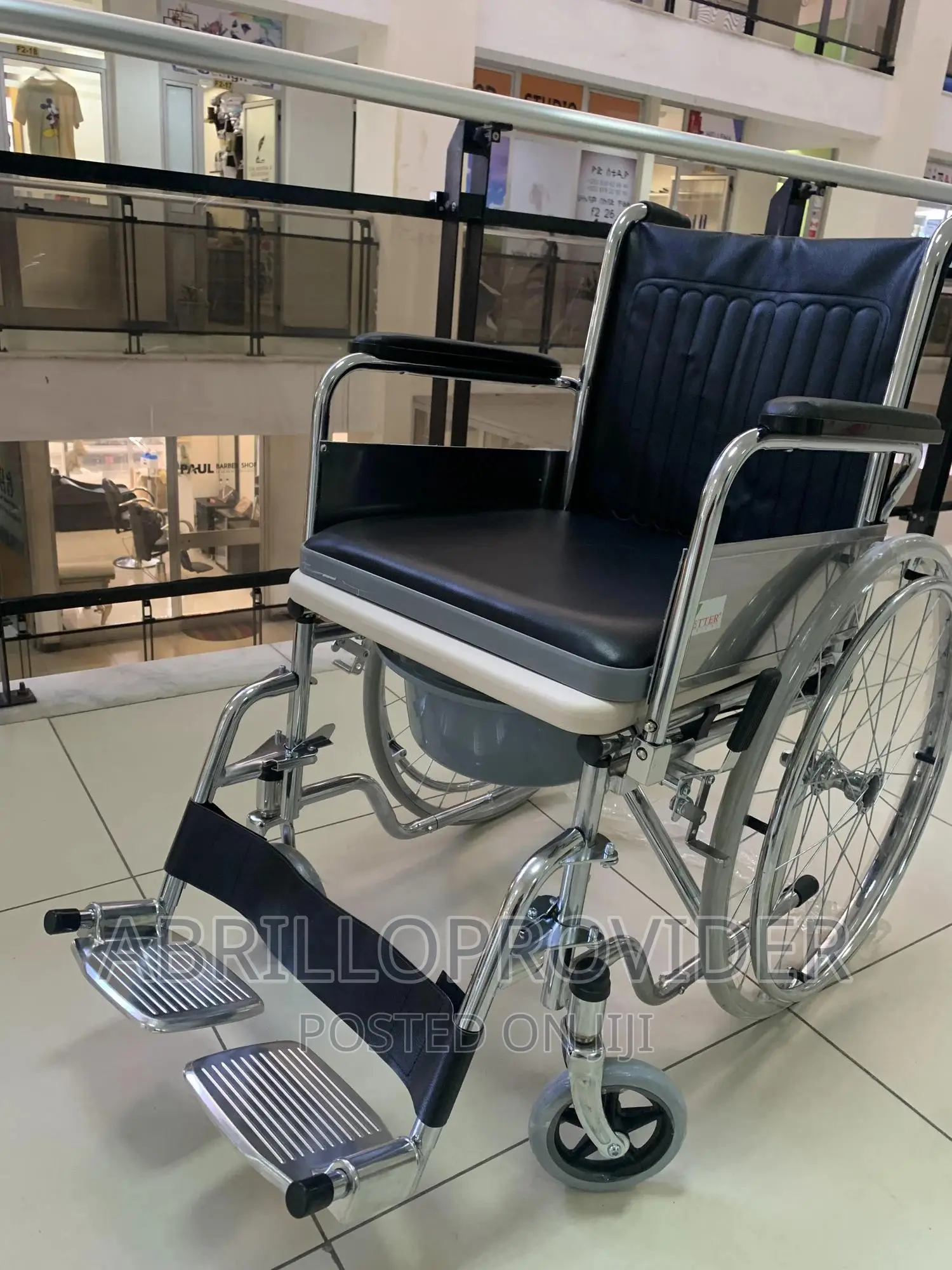 Commode Wheelchair/Toilet Wheelchair/Folding Wheelchair