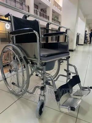 Commode Cum Wheelchair With Removable Air Pot/ Wheelchair