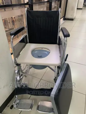 Steel Commode Wheelchair, Toilet Wheelchair/Wheelchair