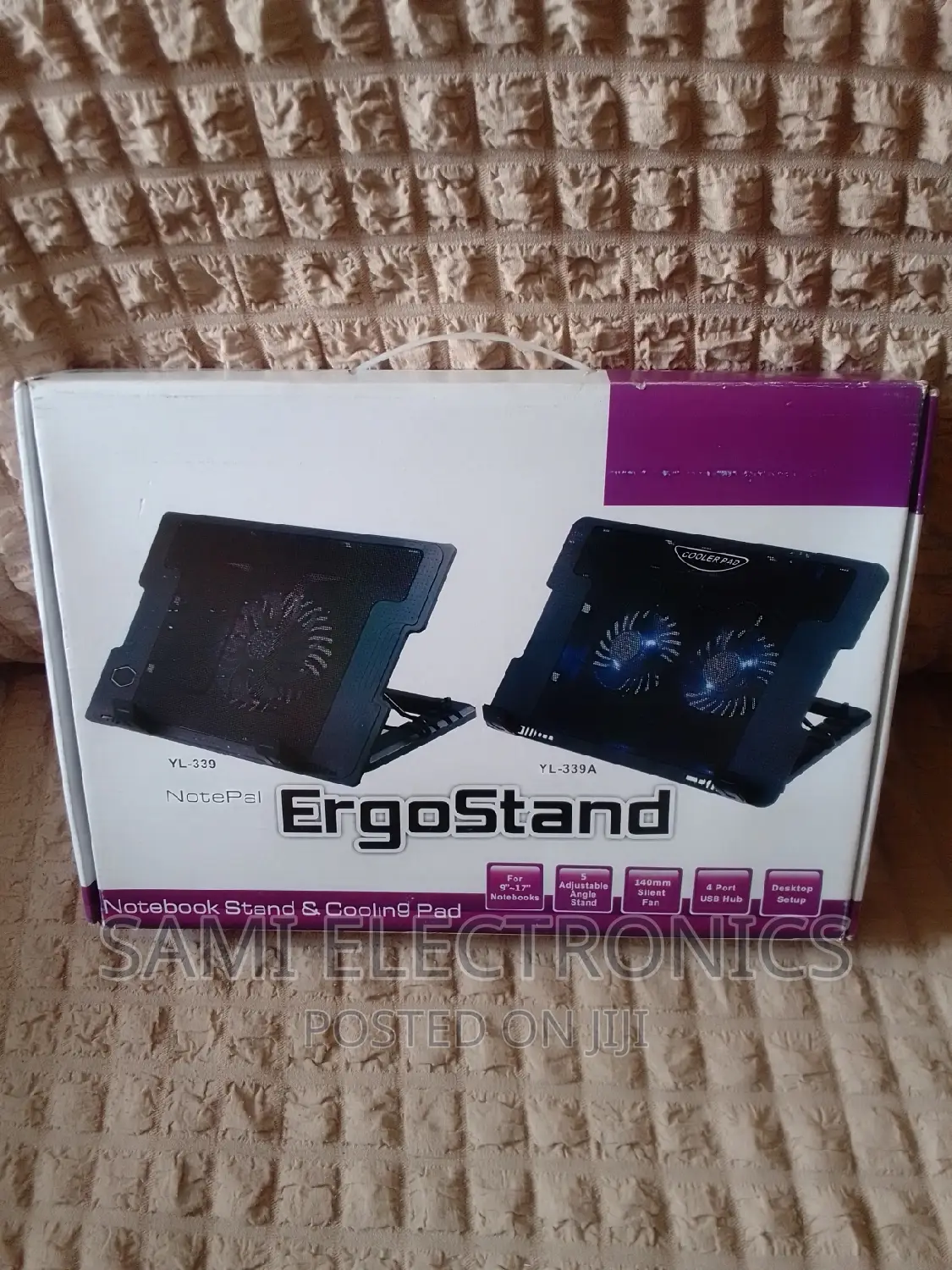 Laptop Cooler and Stand የላፕቶፕ ማስቀመጫና ማቀዝቀዣ ፋን Laptop Fan