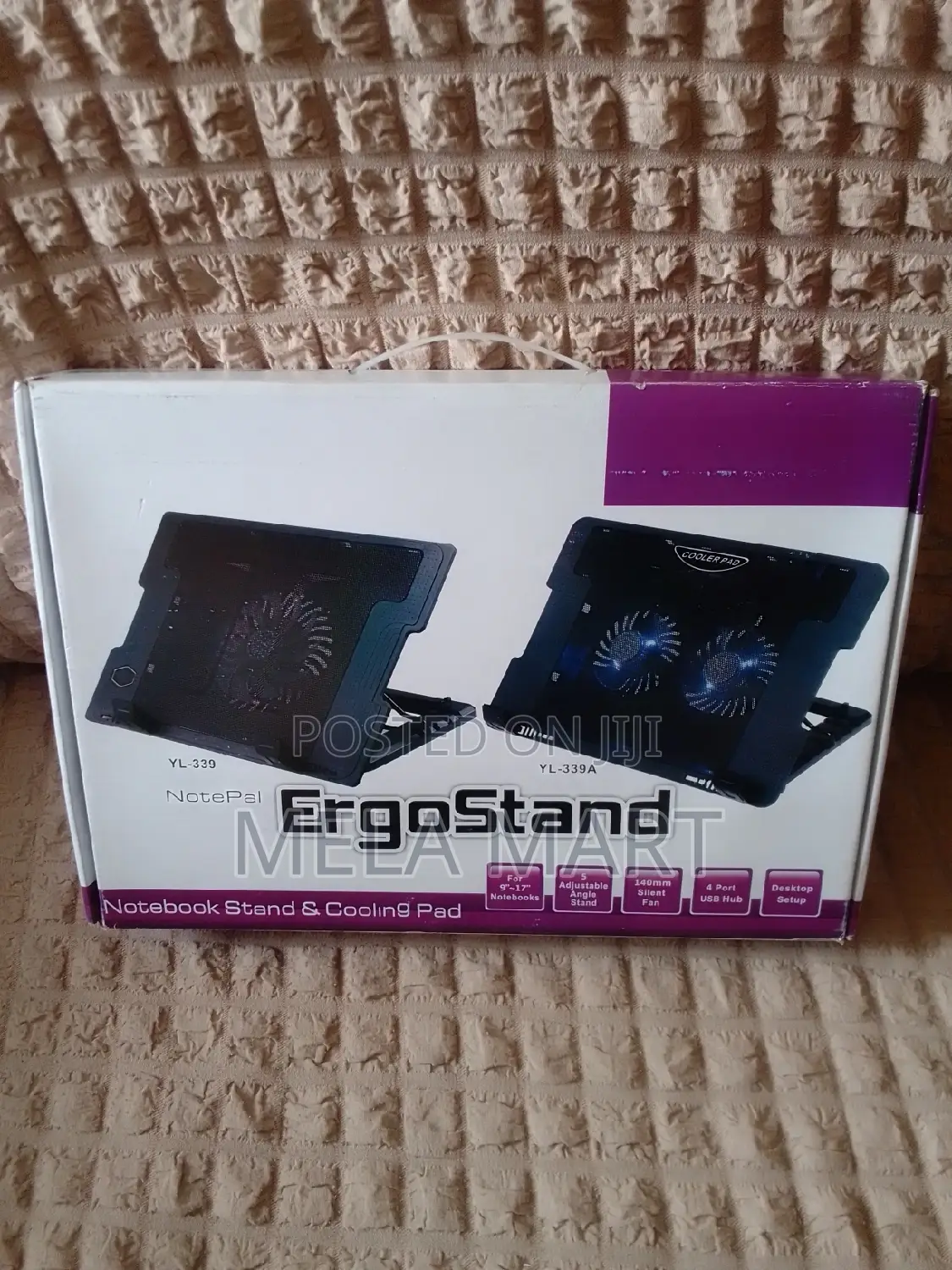 Laptop Cooler and Stand የላፕቶፕ ማስቀመጫና ማቀዝቀዣ ፋን Laptop Fan