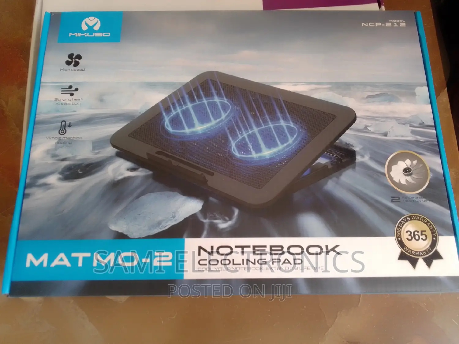 Laptop Cooler and Stand የላፕቶፕ ማስቀመጫና ማቀዝቀዣ ፋን Laptop Fan