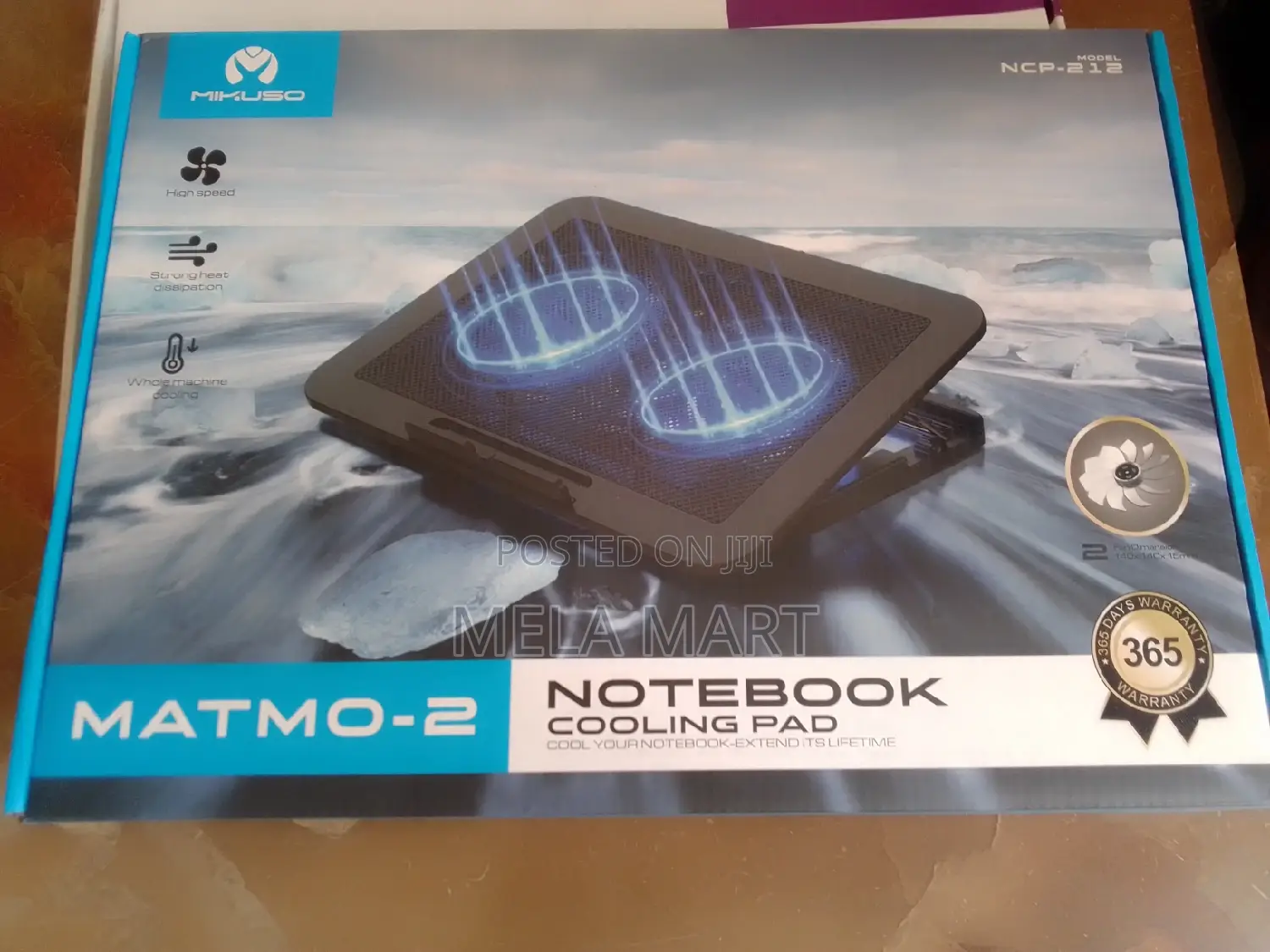 Laptop Cooler and Stand የላፕቶፕ ማስቀመጫና ማቀዝቀዣ ፋን Laptop Fan
