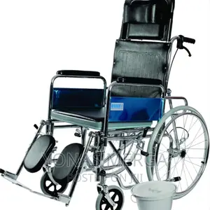Wheelchair [Bundle Deals] Reclining Commode Wheelchair