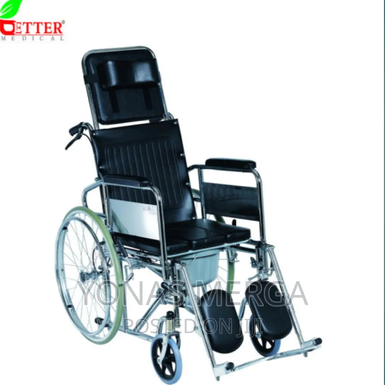 Bed Type Commode Wheelchair Easily Foldable
Highly Durable