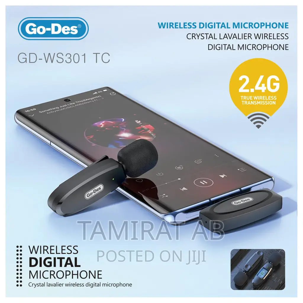 Go-Des Professional Wireless Lapel Microphone - (GD-WS301)