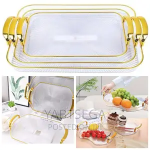 Photo - Serving Try With Golden Handle