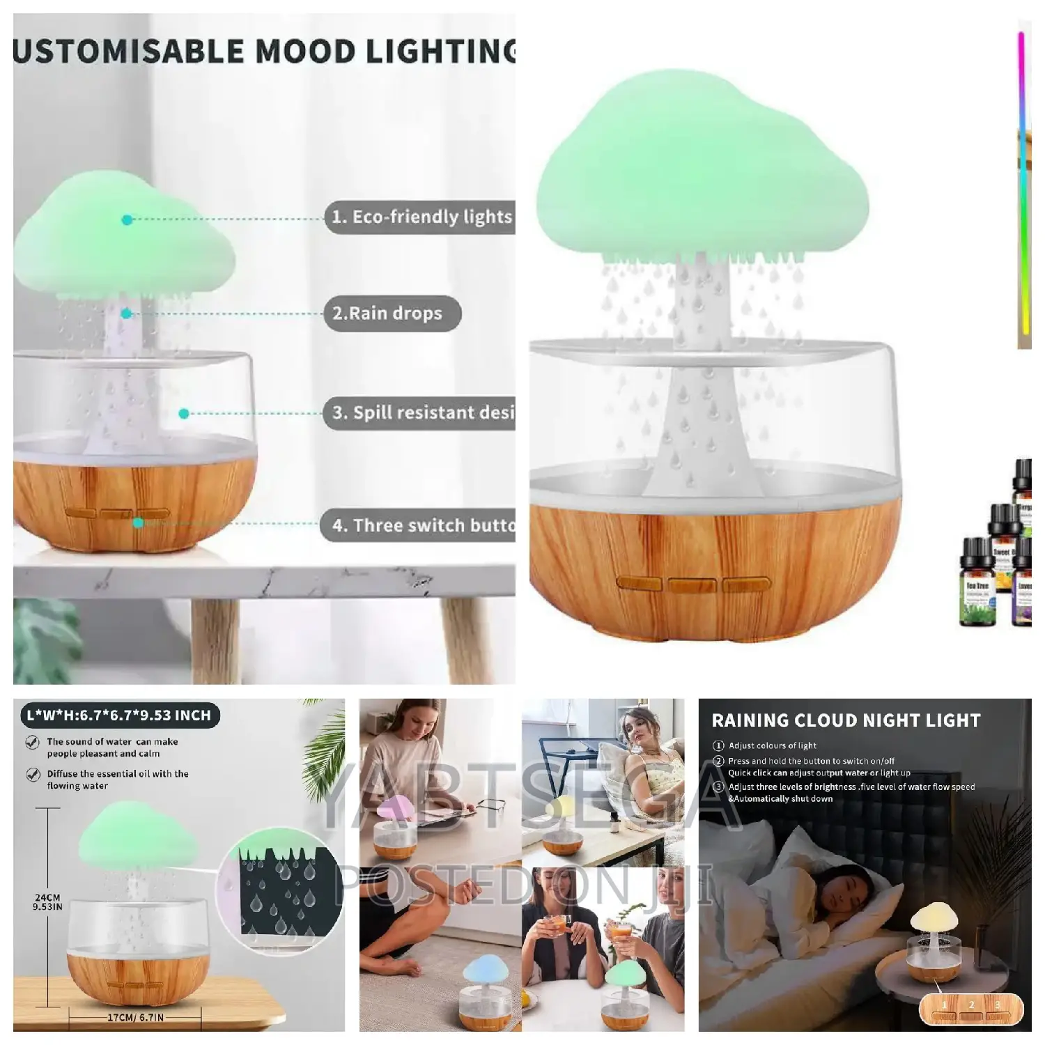Cloud Rain Humidifier