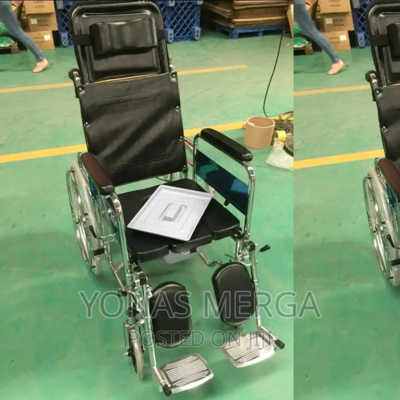 Wheelchair/SLRMKK Reclining Wheelchair/Detachable Headrest