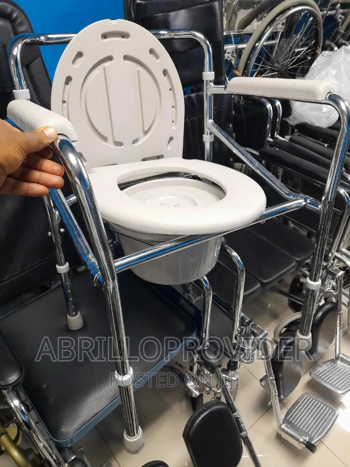 Folding Commode Chair|Toilet Chair|Commode Chair|Commode