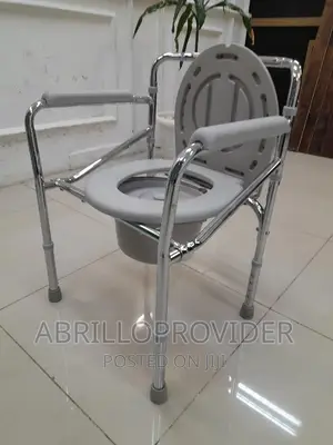 Photo - Commode Chair/Toilet Chair/Folding Chair-Elderly Seat Chair