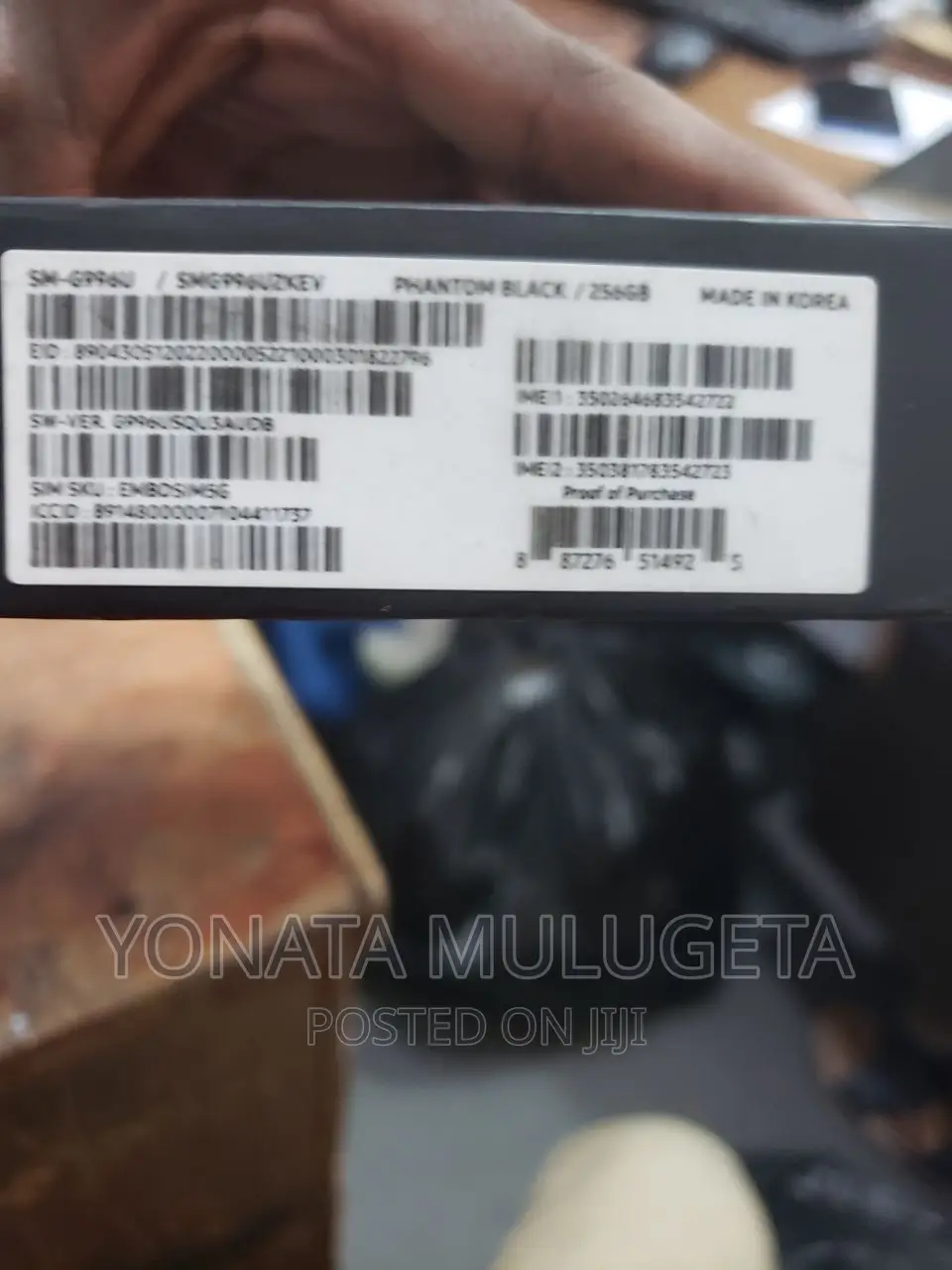 New Samsung Galaxy S21+ 5G 256 GB Black